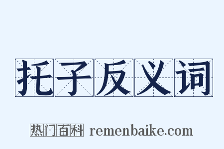 托子反义词是什么意思的图片